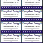 Punch Cards For Ot/Pt – Your Therapy Source Intended For Reward Punch Card Template