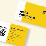 Qr Code Business Card Template – Illustrator, Word, Apple Pages, Psd Intended For Qr Code Business Card Template