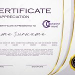 Qualification Certificate Appreciation Design Elegant Luxury Modern With Qualification Certificate Template