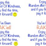 Random Act Of Kindness Printable – Simplesolutionsdiva Inside Random Acts Of Kindness Cards Templates