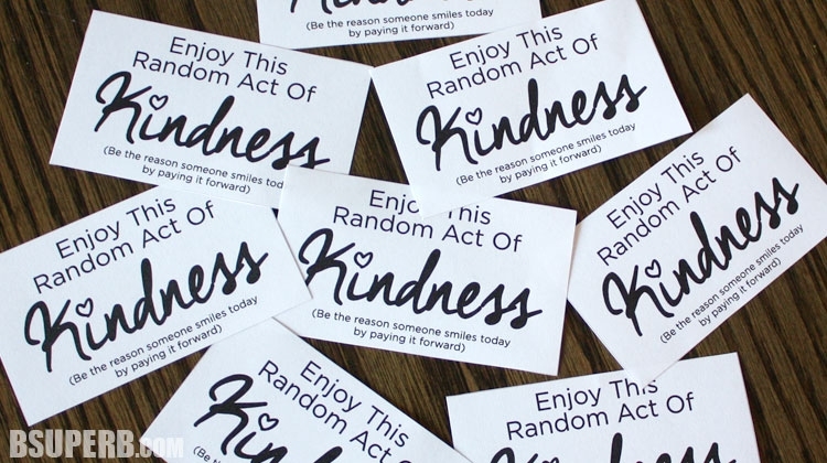 Random Acts Of Kindness – B Superb. Inside Random Acts Of Kindness Cards Templates