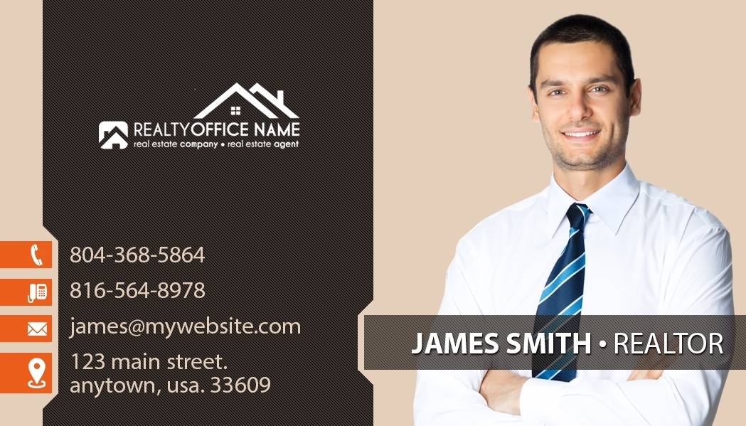Real Estate Business Cards Template 17 | Business Cards Template 17 With Real Estate Agent Business Card Template