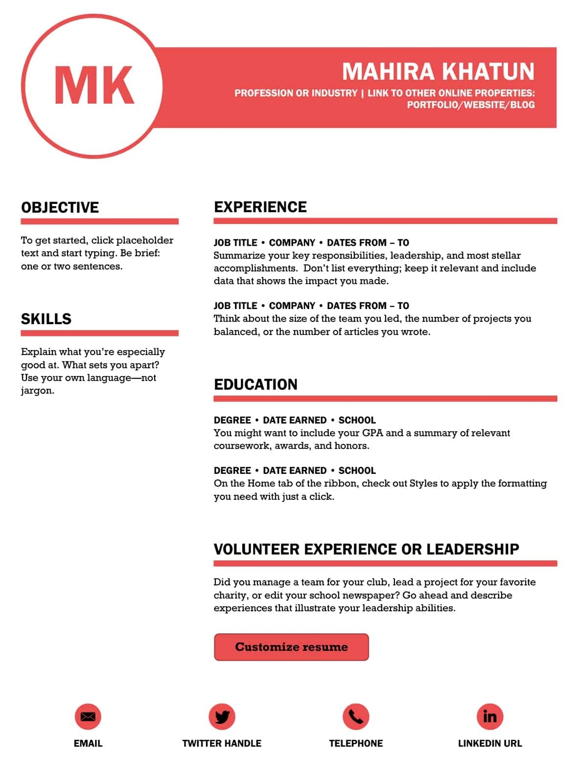Resume Template Word Free Download: Executive Resume – My Resume Format For How To Find A Resume Template On Word