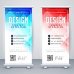 Roll Up Banner Vectors, Photos And Psd Files | Free Download Pertaining To Retractable Banner Design Templates