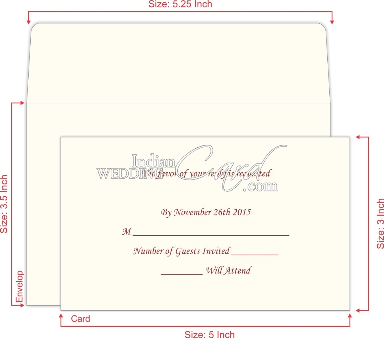 Rsvp Invitations Cards, Indian Wedding Card Rsvp1 Within Wedding Card Size Template