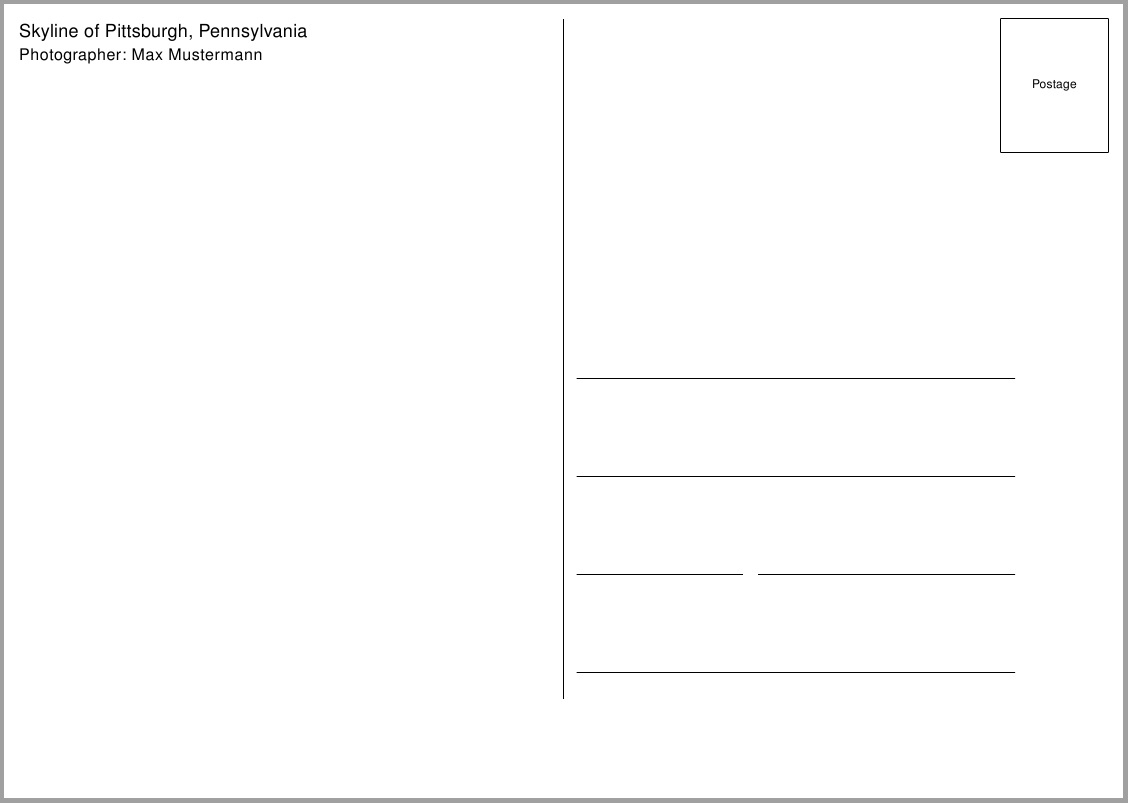 Rules – How Can I Make A Postcard Template? – Tex – Latex Stack Exchange Within Product Line Card Template Word