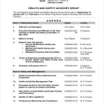 Safety Agenda Templates – 10+ Free Sample, Example, Format Download Intended For Health And Safety Board Report Template