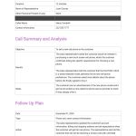 Sales Call Report Template [Free Pdf] – Word (Doc) | Apple (Mac) Pages With Sales Rep Call Report Template
