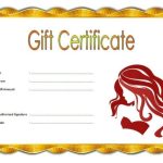 Salon Gift Certificate Template [10+ Beautiful Designs Free] Pertaining To Salon Gift Certificate Template