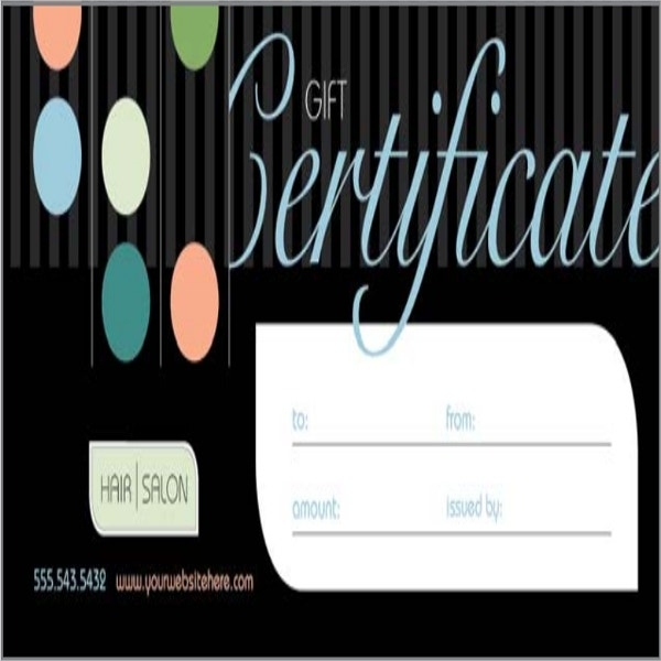 Salon Gift Certificate Template – 9+ Free Pdf, Psd, Ai, Vector Format With Regard To Salon Gift Certificate Template