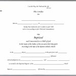 Sample Baptism Certificate Templates ~ Sample Certificate Intended For Roman Catholic Baptism Certificate Template
