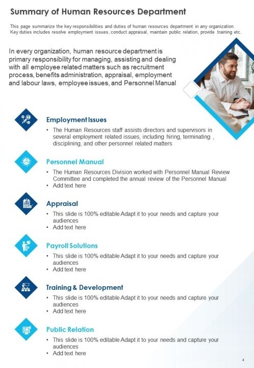 Sample Human Resources Annual Report Pdf Doc Ppt Document Report within Hr Annual Report Template