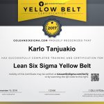 Sample Resume Six Sigma With Regard To Green Belt Certificate Template
