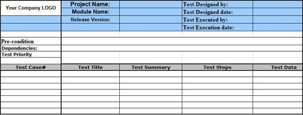 Sample Test Case Template In Excel Format – Soclasopa With Software Test Report Template Xls
