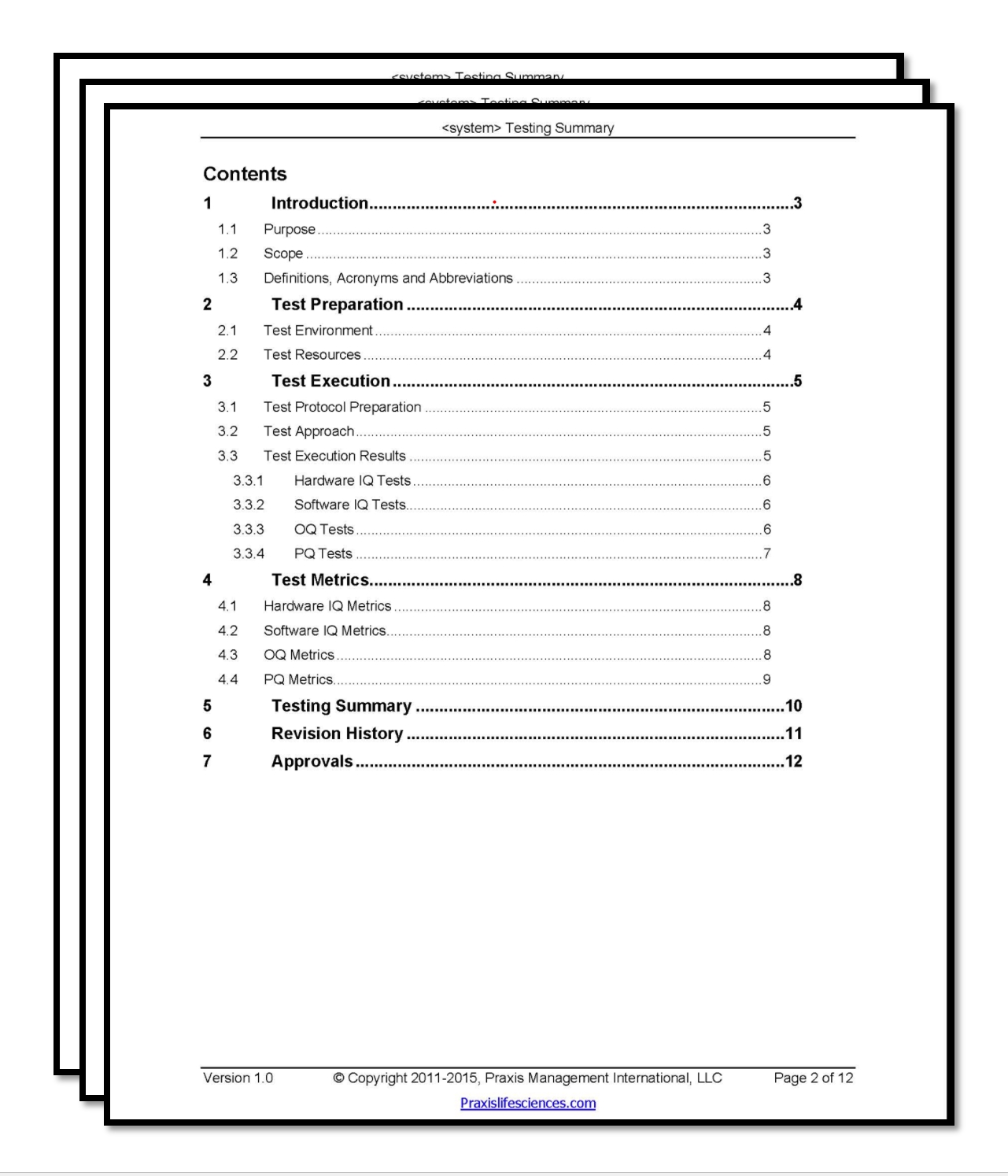 Sample Test Summary Report Template | The Document Template With Regard To Test Summary Report Template