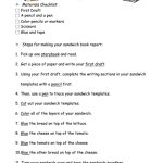 Sandwich Book Report (Directions And Template) Printable Pdf Download In Sandwich Book Report Template