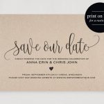 Save The Date Template, Save The Date Card, Save The Date Printable For Save The Date Cards Templates