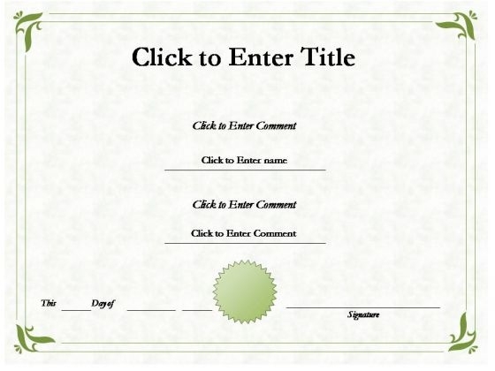 School Award Certificate Powerpoint Templates - Powerpoint Templates Pertaining To Powerpoint Award Certificate Template