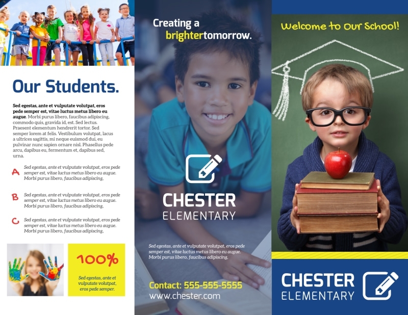 School Welcome Tri-Fold Brochure Template | Mycreativeshop regarding Welcome Brochure Template
