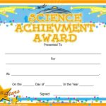 Science Achievement Award Certificate Template Download Printable Pdf regarding Certificate Of Achievement Template For Kids