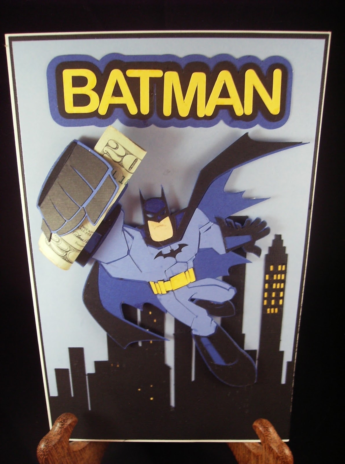 Scrap N Sew Granny: Batman Birthday Card Regarding Batman Birthday Card Template