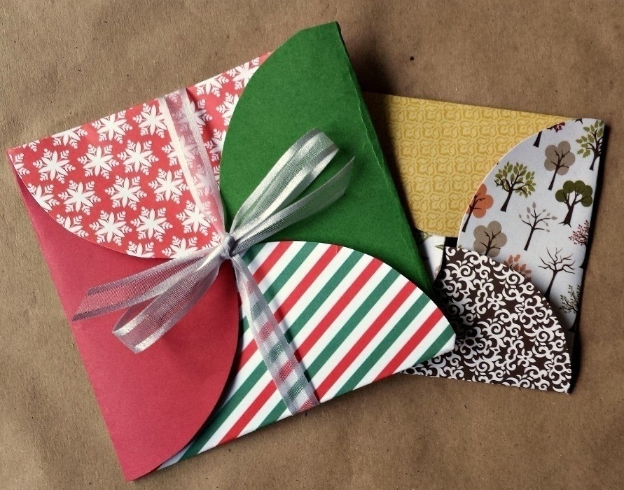 Scrapbook Paper Gift Envelopes · How To Make An Envelope · Papercraft Intended For Paper Bag Book Report Template