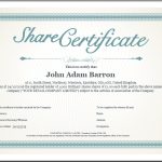 Share Certificate Template: What Needs To Be Included Intended For Shareholding Certificate Template