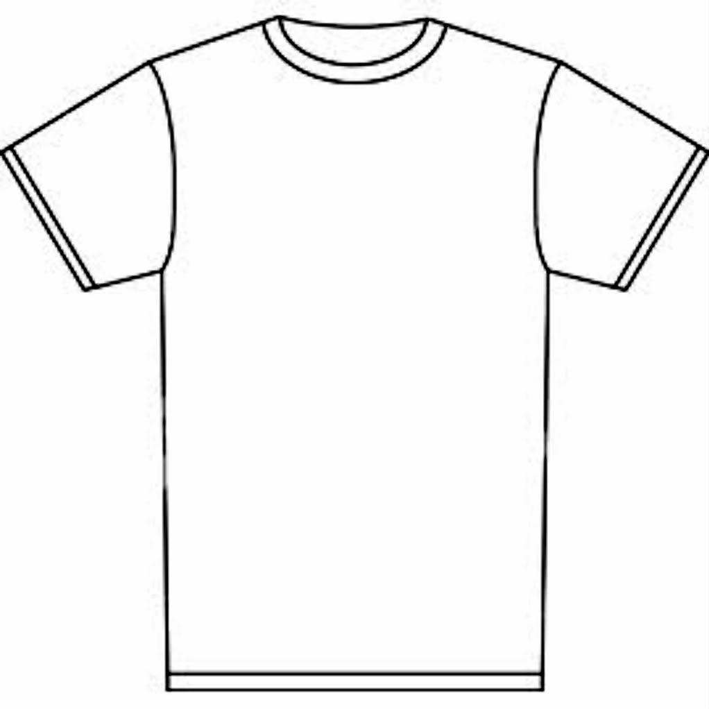 Shirt Coloring Clipart – Clipart Kid – Coloring Home Intended For Blank Tshirt Template Pdf