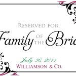 Signatures By Sarah: Wedding Stationery For Robin Inside Table Reservation Card Template