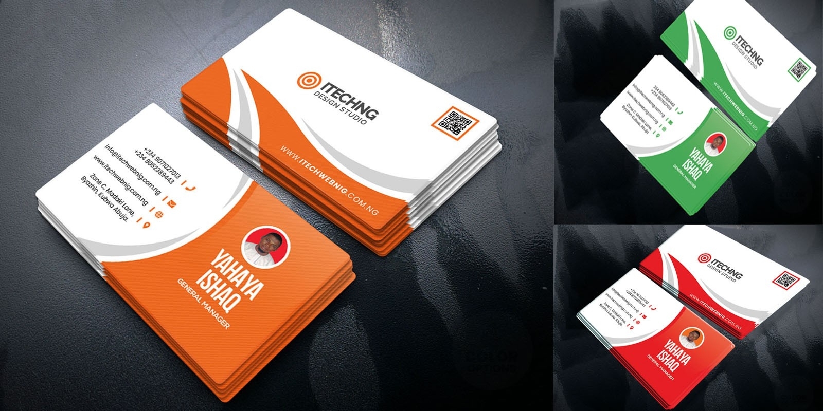Simple Business Card By Ishaq | Codester With Business Card Template Photoshop Cs6