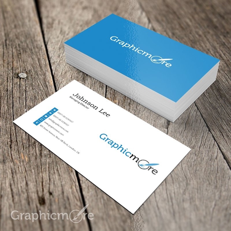 Simple Minimal Business Card Template Design Free Psd File Throughout Free Bussiness Card Template