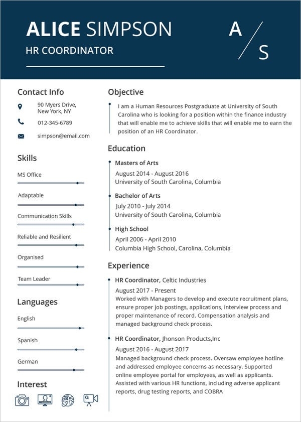Simple Resume Format Download In Ms Word For Job - Basic Resume for Free Basic Resume Templates Microsoft Word