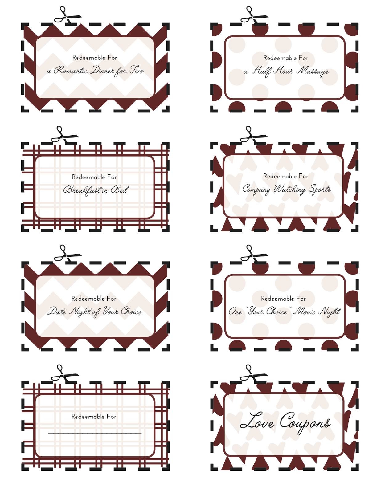 Sincerely Jenna Marie | A St. Louis Life And Style Blog: Printable With Regard To Love Coupon Template For Word