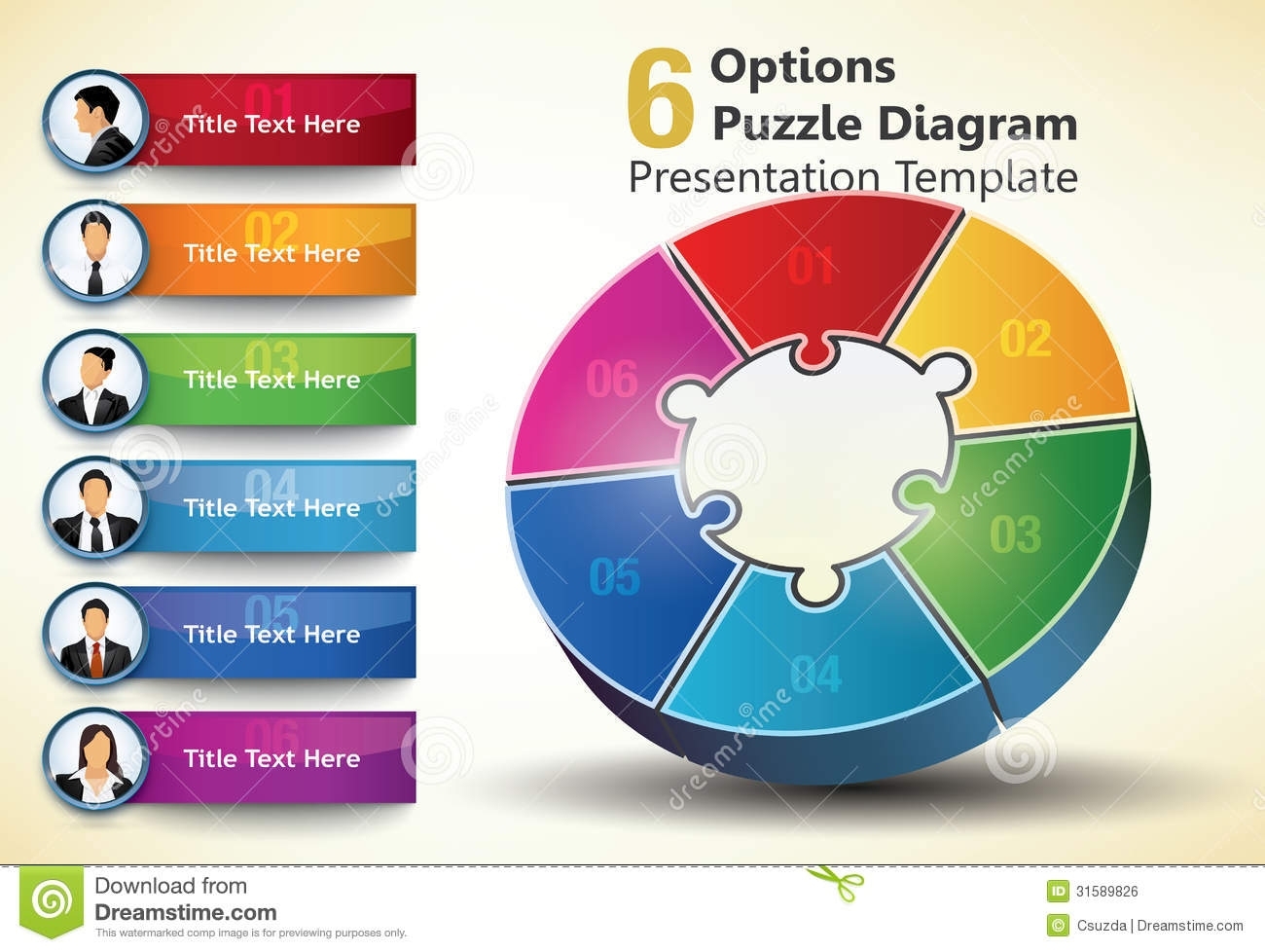 Six Sided Presentation Template Stock Vector – Illustration Of Pertaining To 6 Sided Brochure Template