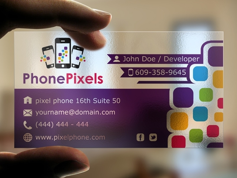 Smartphone Business Card By Alberto Bernabe - Dribbble for Iphone Business Card Template