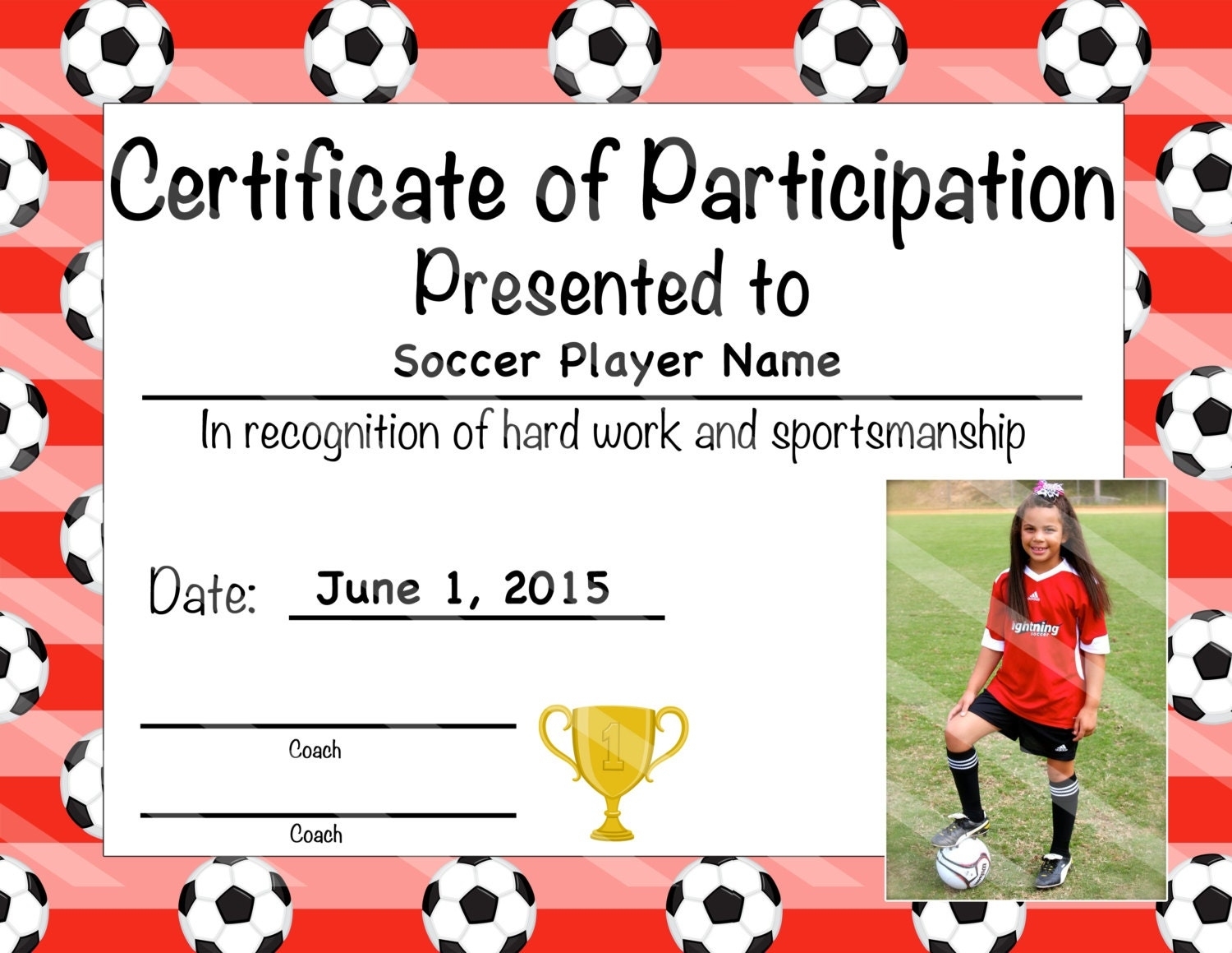 Soccer Award Certificate Templates Free - Professional Sample Template Inside Soccer Certificate Template