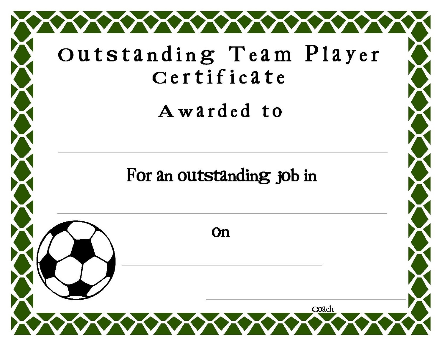Soccer Certificate Templates | Activity Shelter Inside Soccer Award Certificate Templates Free