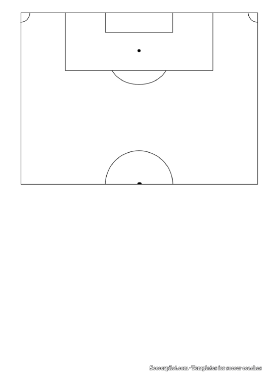 Soccer Half Pitch Field Template Printable Pdf Download Throughout Blank Football Field Template