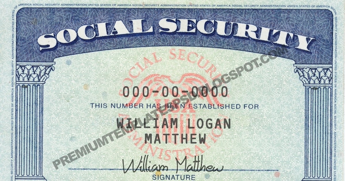 Social Security Card Psd Template – Driver License Psd Throughout Social Security Card Template Psd