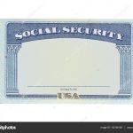 Social Security Card Template Front And Back Free : Social Security With Blank Social Security Card Template Download