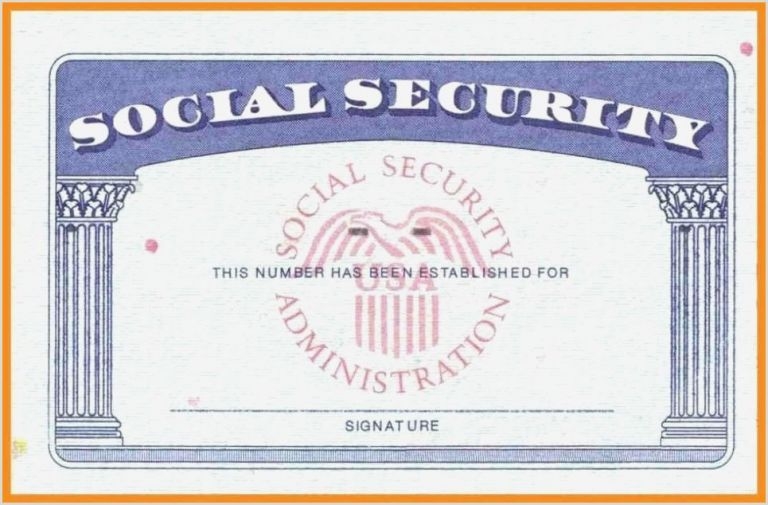 Social Security Card Template Photoshop Intended For Social Security Card Template Photoshop