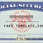 Social Security Card Template Psd Free Download : Social Security Card With Regard To Ss Card Template