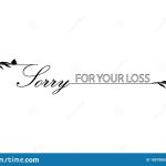 Sorry For Your Loss. Condolences With Black Mourning Flowers. Template Within Sorry For Your Loss Card Template