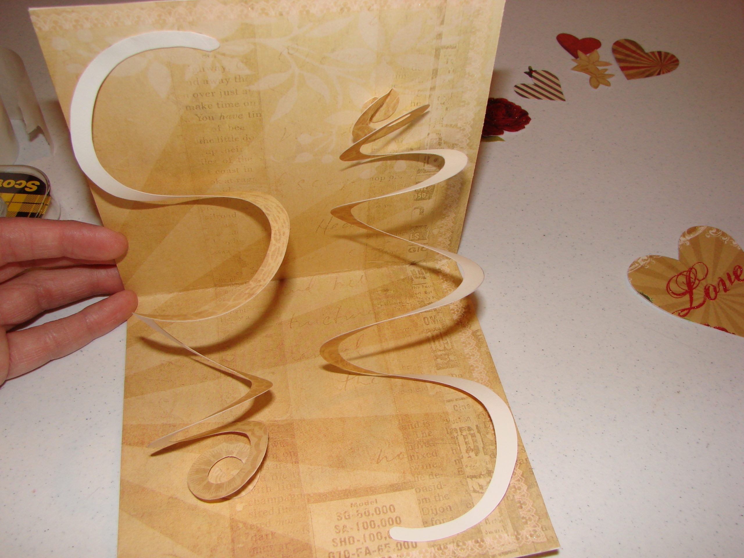 Spiral Pop Up Card | Craft Crossing Pertaining To Twisting Hearts Pop Up Card Template