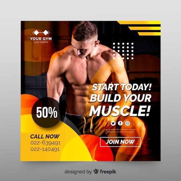 Sport Banner Template With Photo Vector | Free Download Intended For Sports Banner Templates