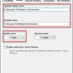 Standing Up A Microsoft Certificate Authority – Part 5 | Christopher Regarding Workstation Authentication Certificate Template