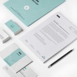 Stationery Branding Psd Mockup Includes Envelopes Letterheads Business In Business Card Letterhead Envelope Template