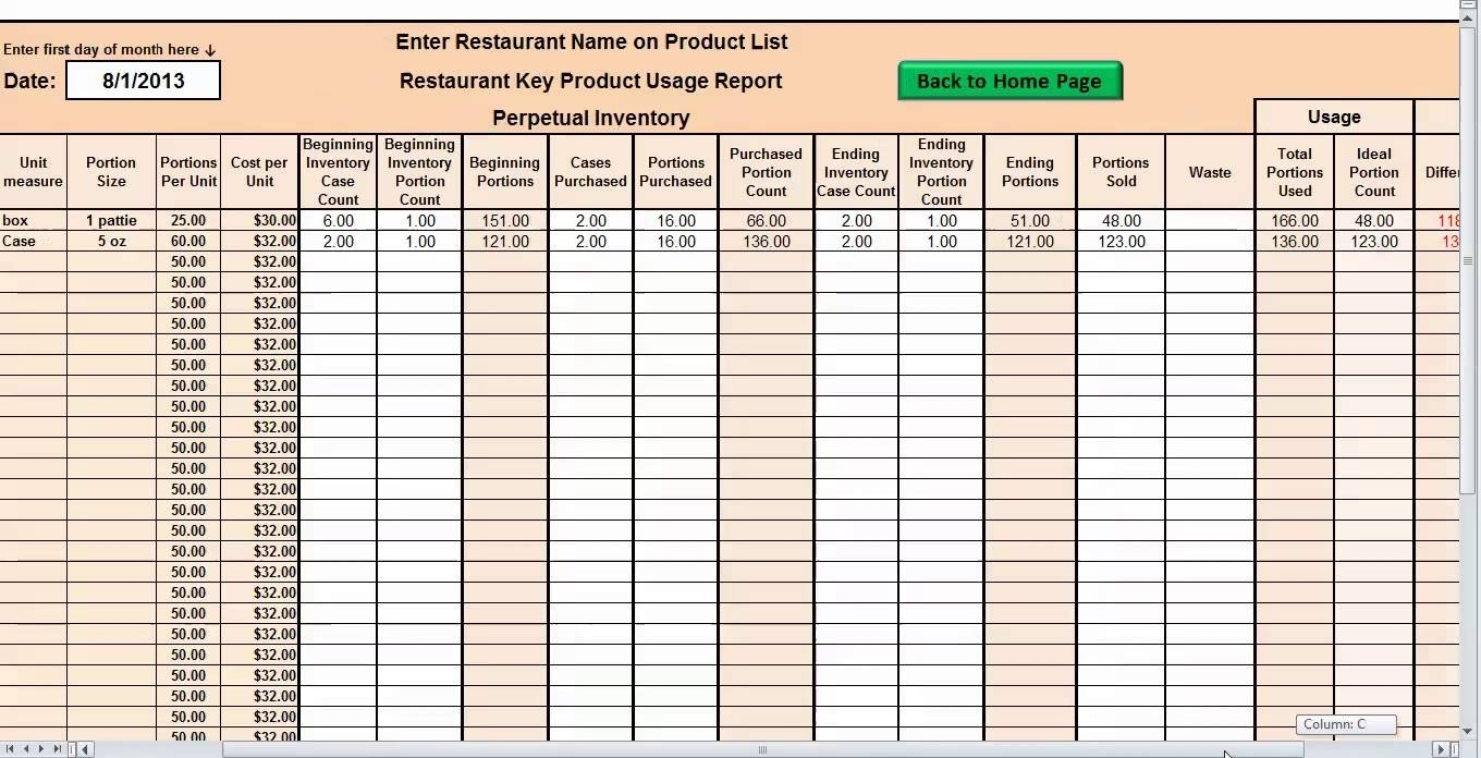 Stock Control Excel Spreadsheet Template — Db-Excel throughout Stock Report Template Excel