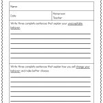 Student Behavior Forms: Stop The Crazies! – Classroom Freebies Inside Daily Behavior Report Template