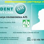Student Id Isic Azs With Isic Card Template